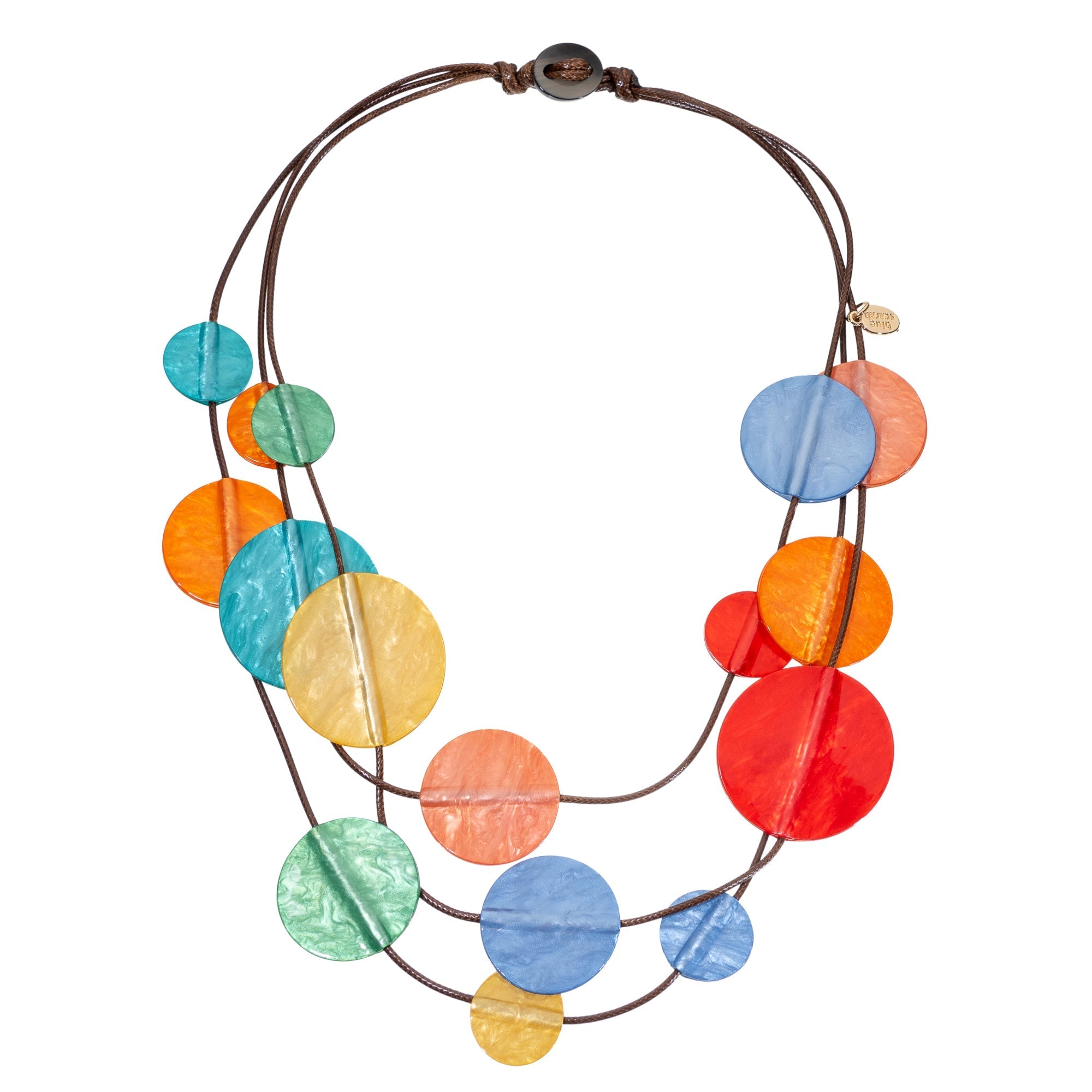 BLUE SCARAB DREW Necklace (Multicoloured)